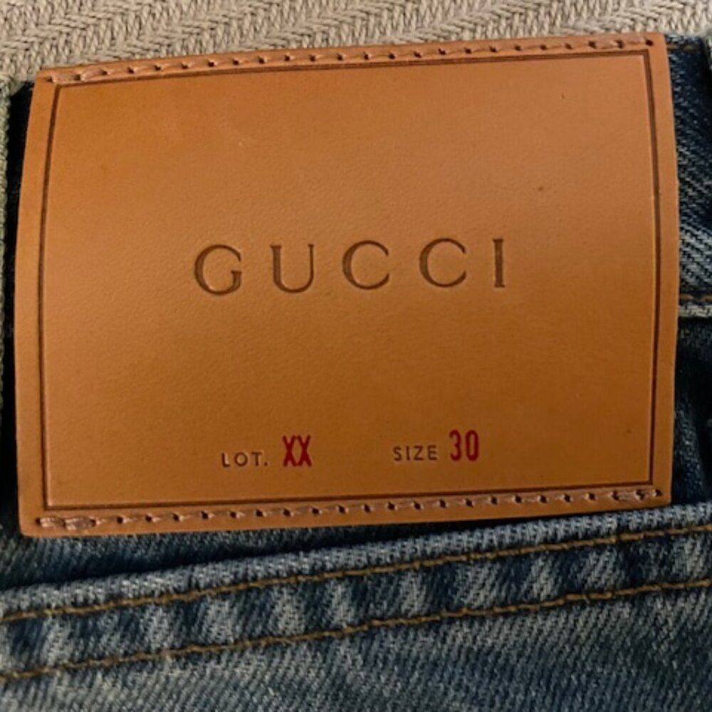 Gucci L’Aveugle Par Amour Distressed Jeans Mens Size 30 (NWT) - Picture 7 of 7